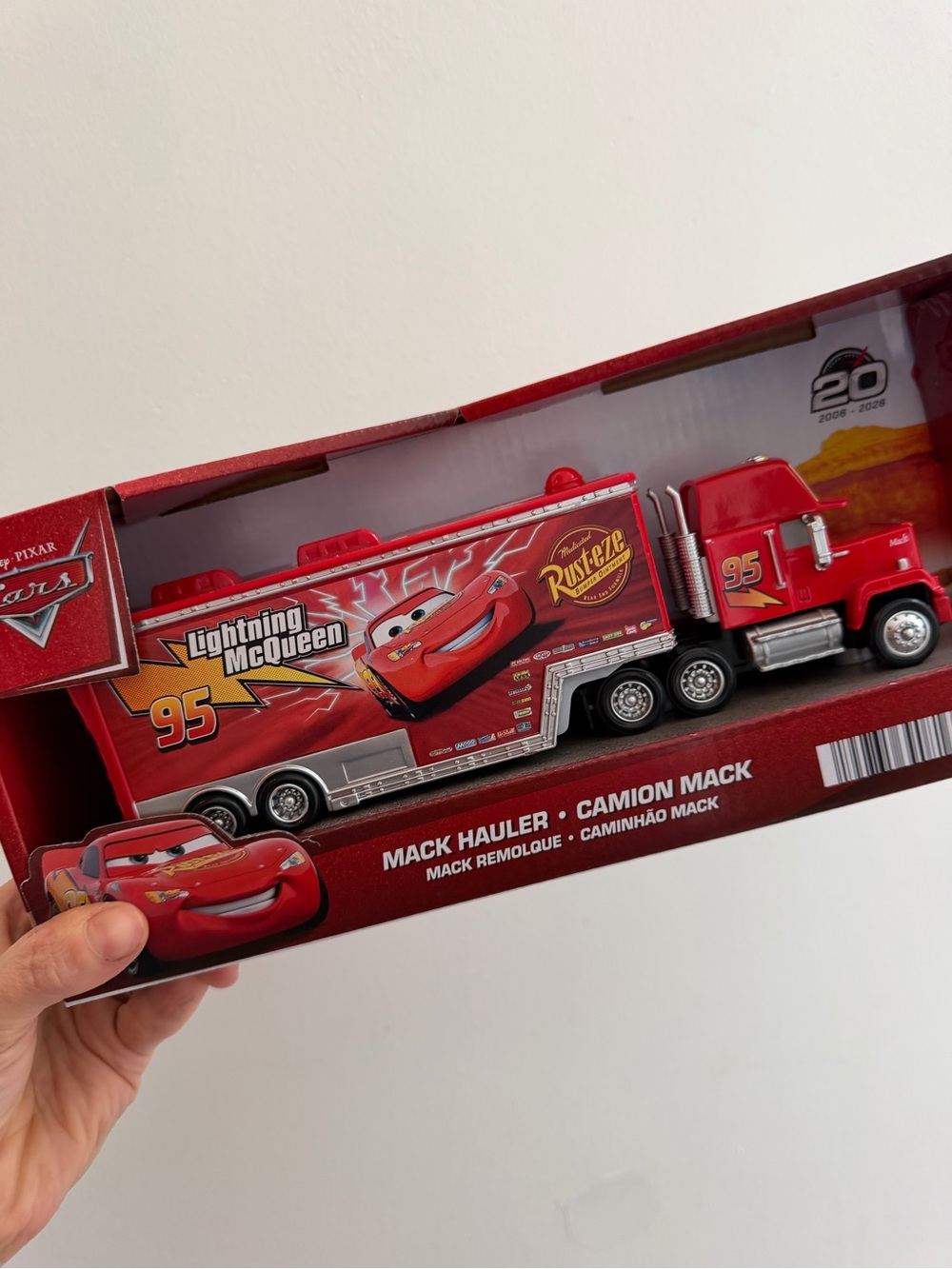 Disney Pixar Cars Lightning McQueen Red Mack Hauler Truck
